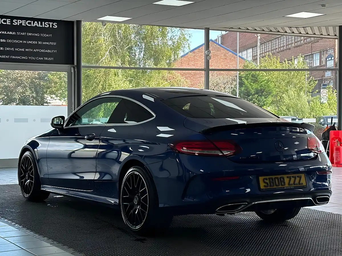 Used 2019 Mercedes-Benz C Class AMG Line Blue - Interior and Exterior details 10