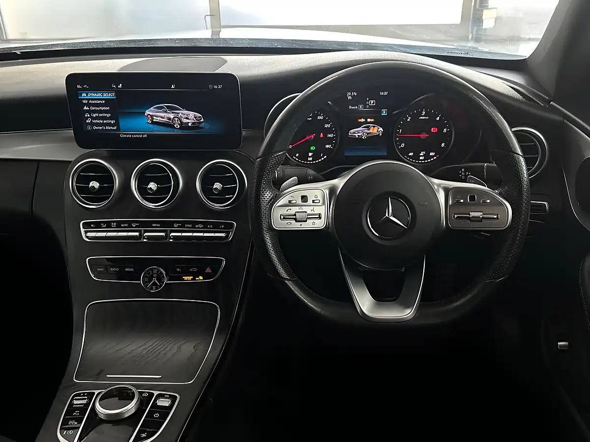 Used 2019 Mercedes-Benz C Class AMG Line Blue - Interior and Exterior details 13