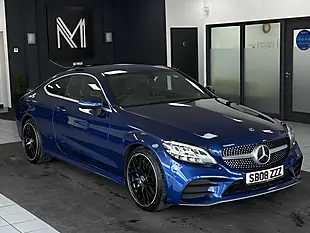 Used 2019 Mercedes-Benz C Class AMG Line Blue - Interior and Exterior details 2