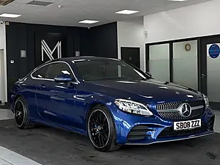 Used 2019 Mercedes-Benz C Class AMG Line Blue - Interior and Exterior details 3