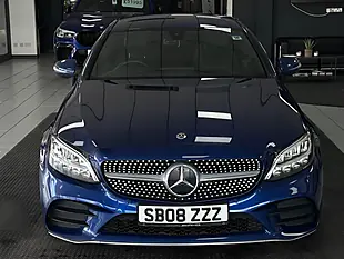 Used 2019 Mercedes-Benz C Class AMG Line Blue - Interior and Exterior details 5