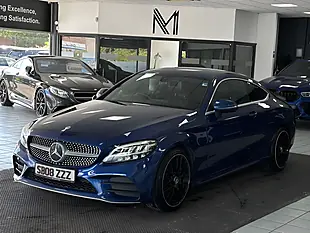 Used 2019 Mercedes-Benz C Class AMG Line Blue - Interior and Exterior details 7
