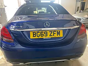 Used 2019 Mercedes-Benz C Class AMG Line Edition (premium Plus) Blue - Interior and Exterior details 11