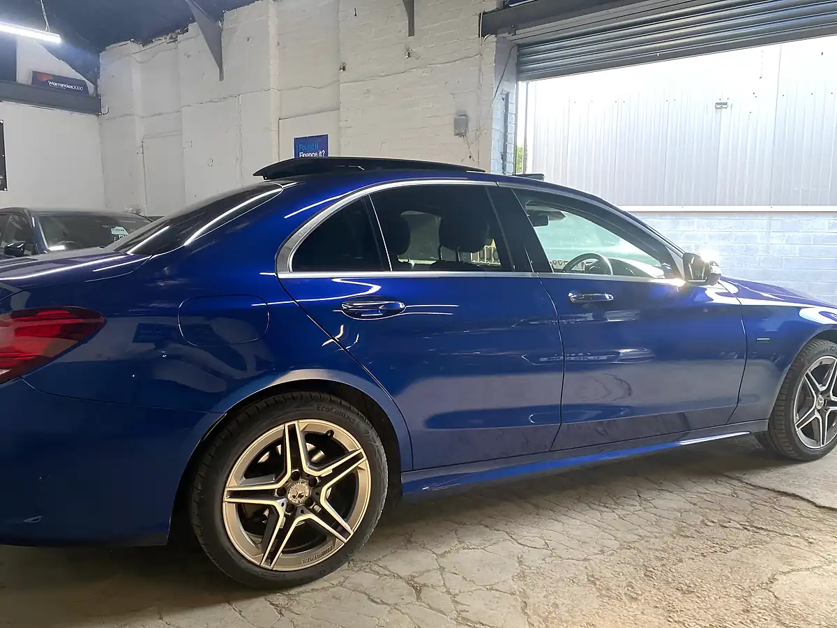 Used 2019 Mercedes-Benz C Class AMG Line Edition (premium Plus) Blue - Interior and Exterior details 12