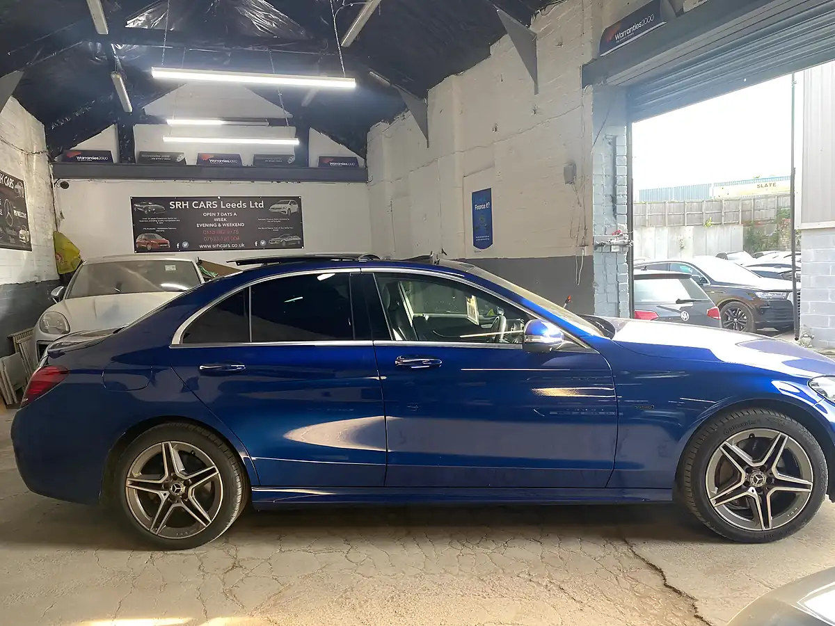Used 2019 Mercedes-Benz C Class AMG Line Edition (premium Plus) Blue - Interior and Exterior details 13