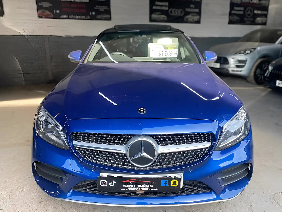 Used 2019 Mercedes-Benz C Class AMG Line Edition (premium Plus) Blue - Interior and Exterior details 2