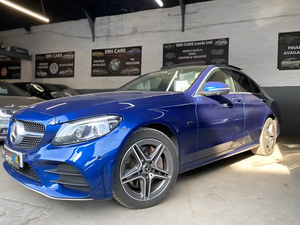 Used 2019 Mercedes-Benz C Class AMG Line Edition (premium Plus) Blue - Interior and Exterior details 3