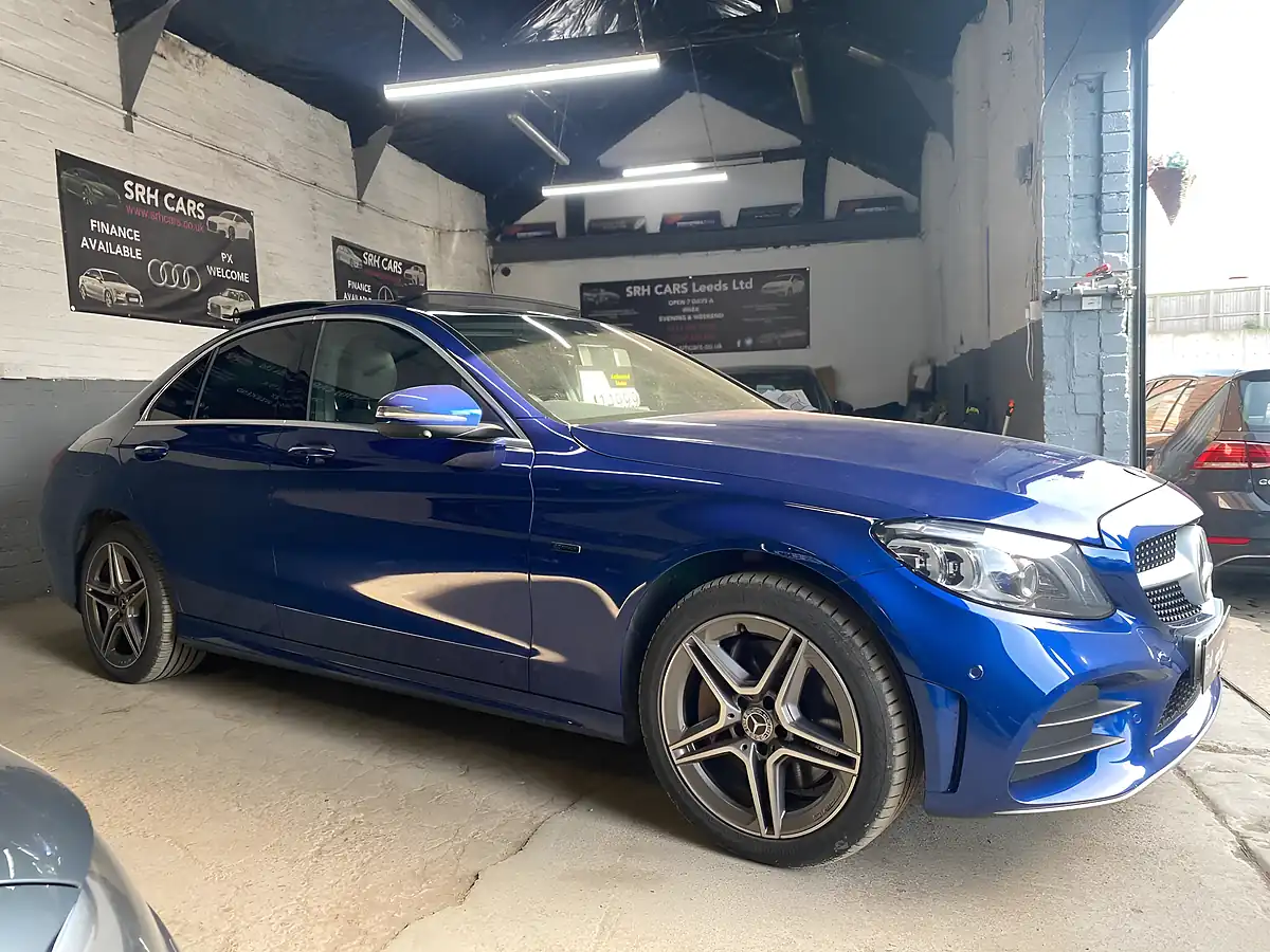Used 2019 Mercedes-Benz C Class AMG Line Edition (premium Plus) Blue - Interior and Exterior details 6