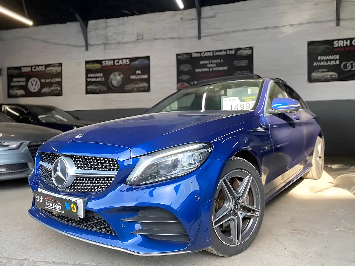 Used 2019 Mercedes-Benz C Class AMG Line Edition (premium Plus) Blue - Interior and Exterior details 8