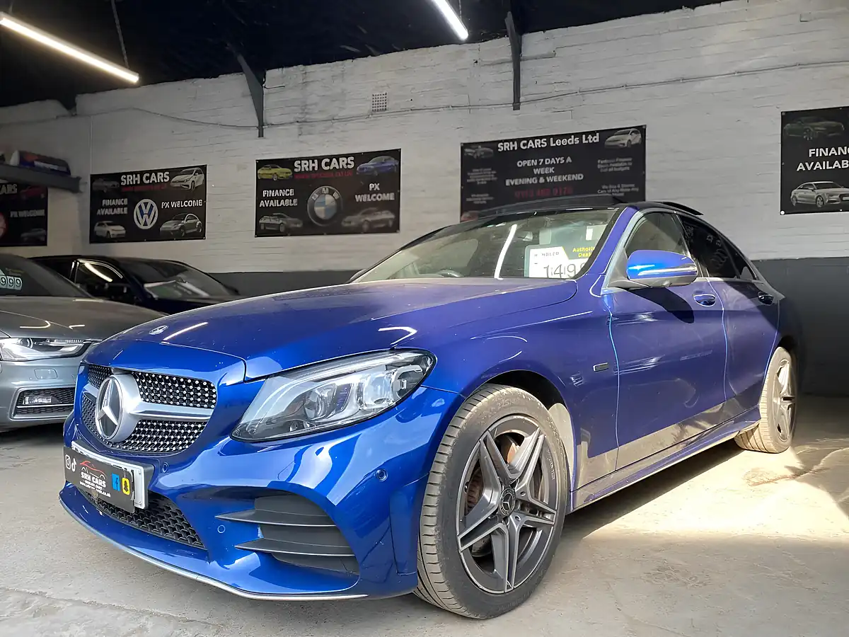 Used 2019 Mercedes-Benz C Class AMG Line Edition (premium Plus) Blue - Interior and Exterior details 9