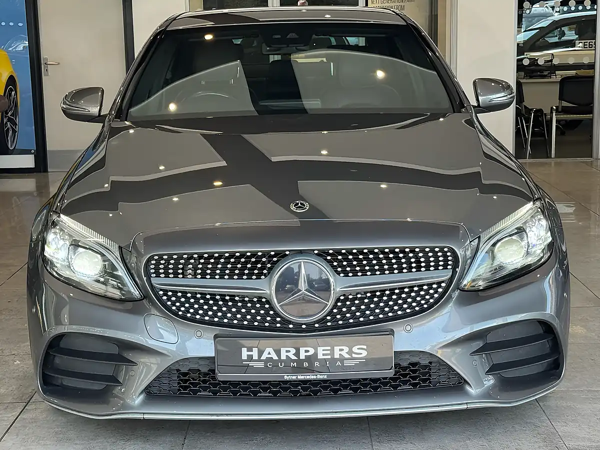 Used 2019 Mercedes-Benz C Class AMG Line Grey - Interior and Exterior details 2