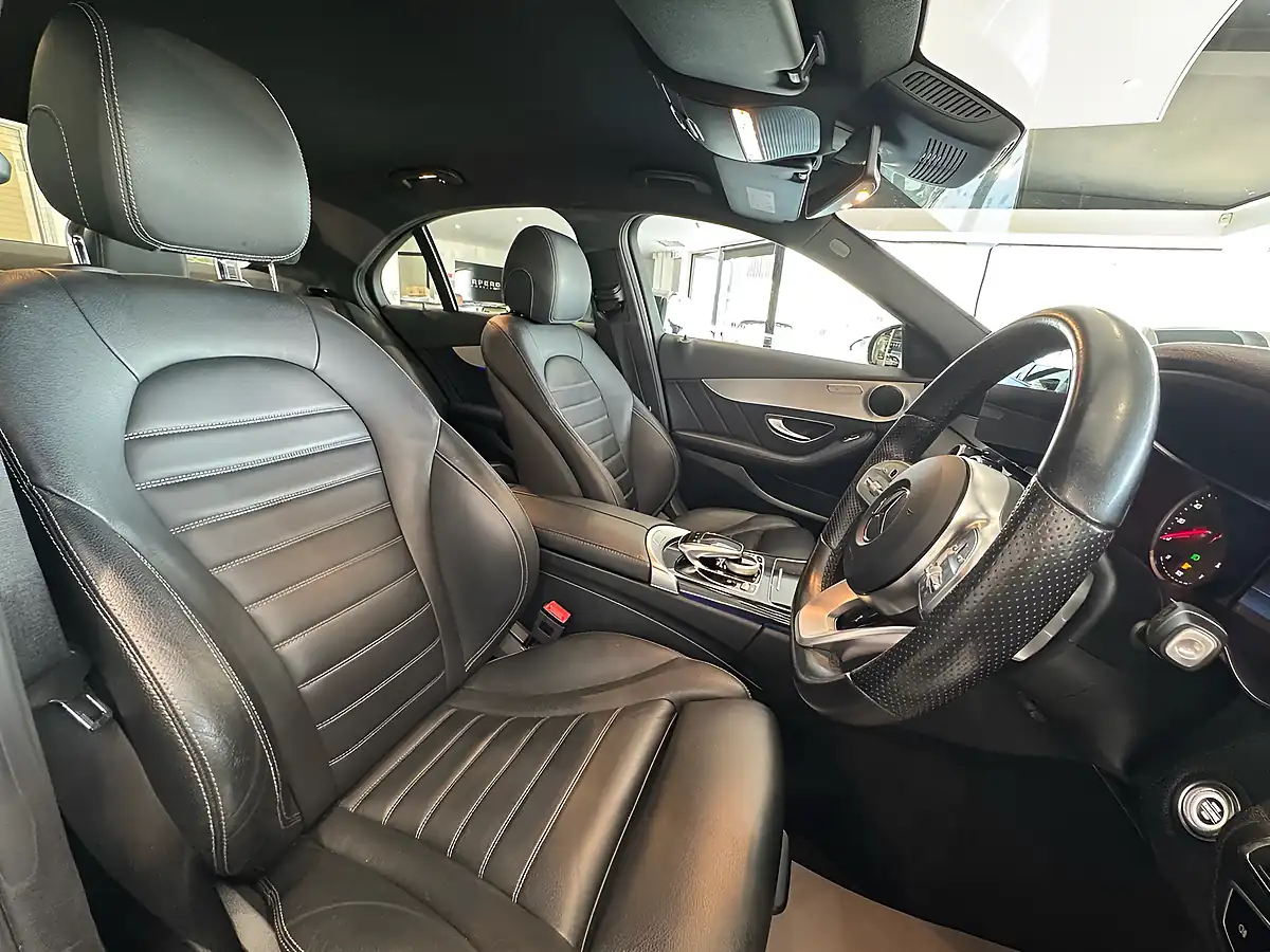 Used 2019 Mercedes-Benz C Class AMG Line Grey - Interior and Exterior details 7
