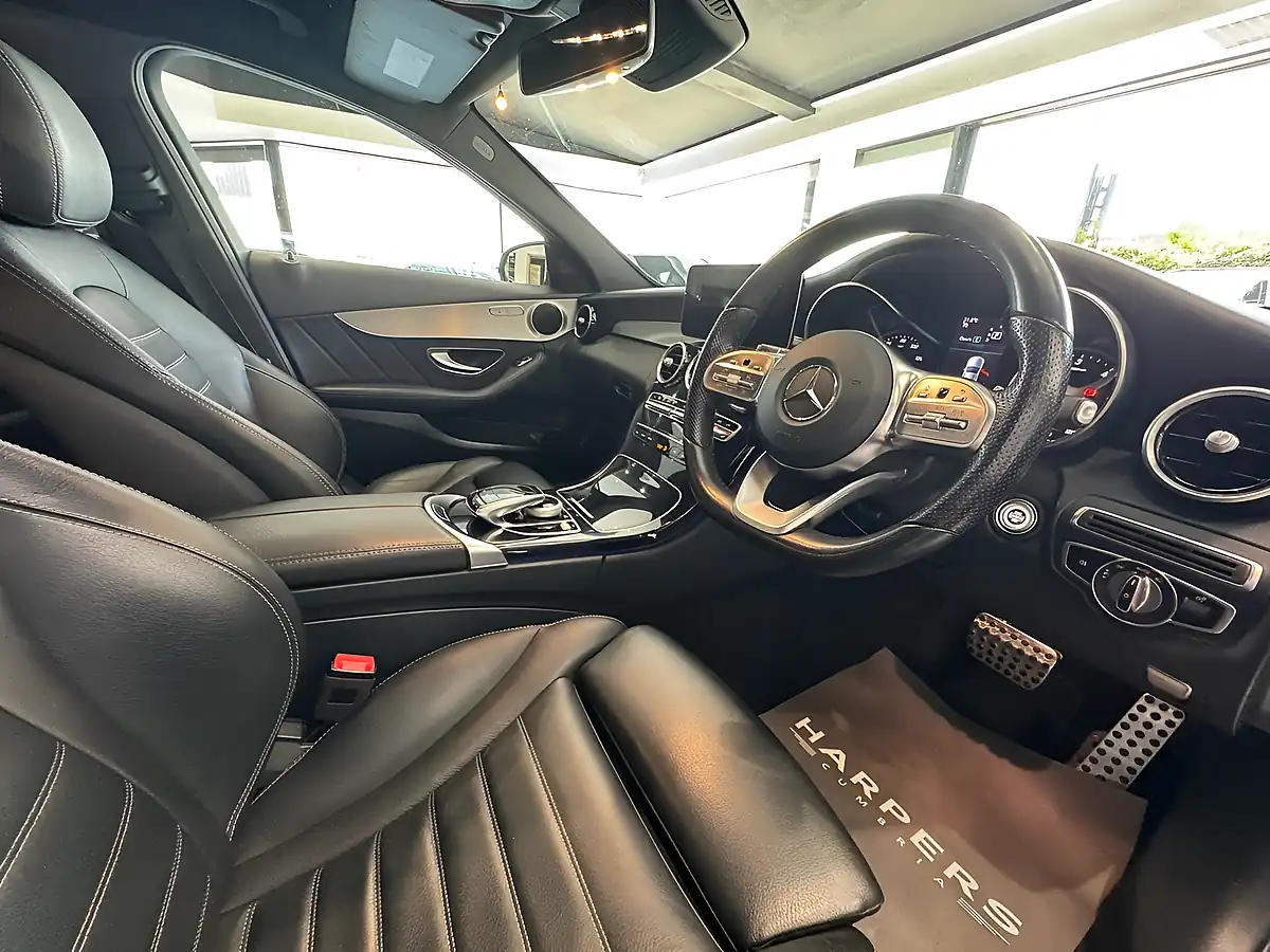 Used 2019 Mercedes-Benz C Class AMG Line Grey - Interior and Exterior details 8