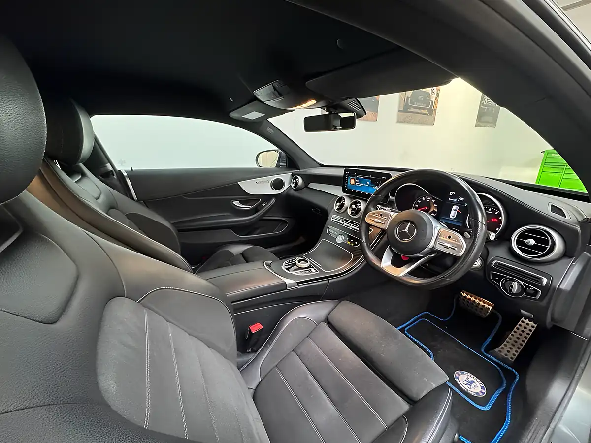 Used 2019 Mercedes-Benz C-Class AMG Line Grey - Interior and Exterior details 10