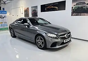 Used 2019 Mercedes-Benz C-Class AMG Line Grey - Interior and Exterior details 15