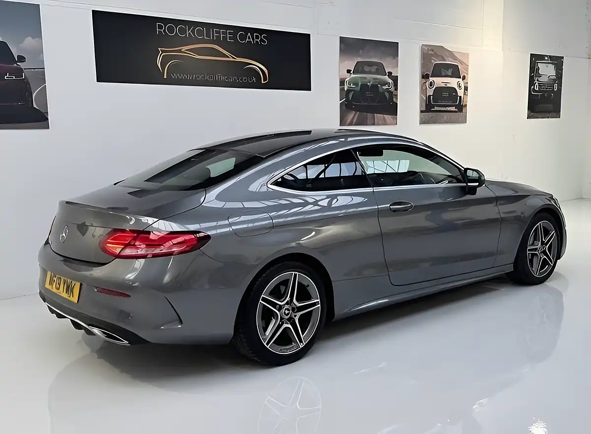 Used 2019 Mercedes-Benz C-Class AMG Line Grey - Interior and Exterior details 16