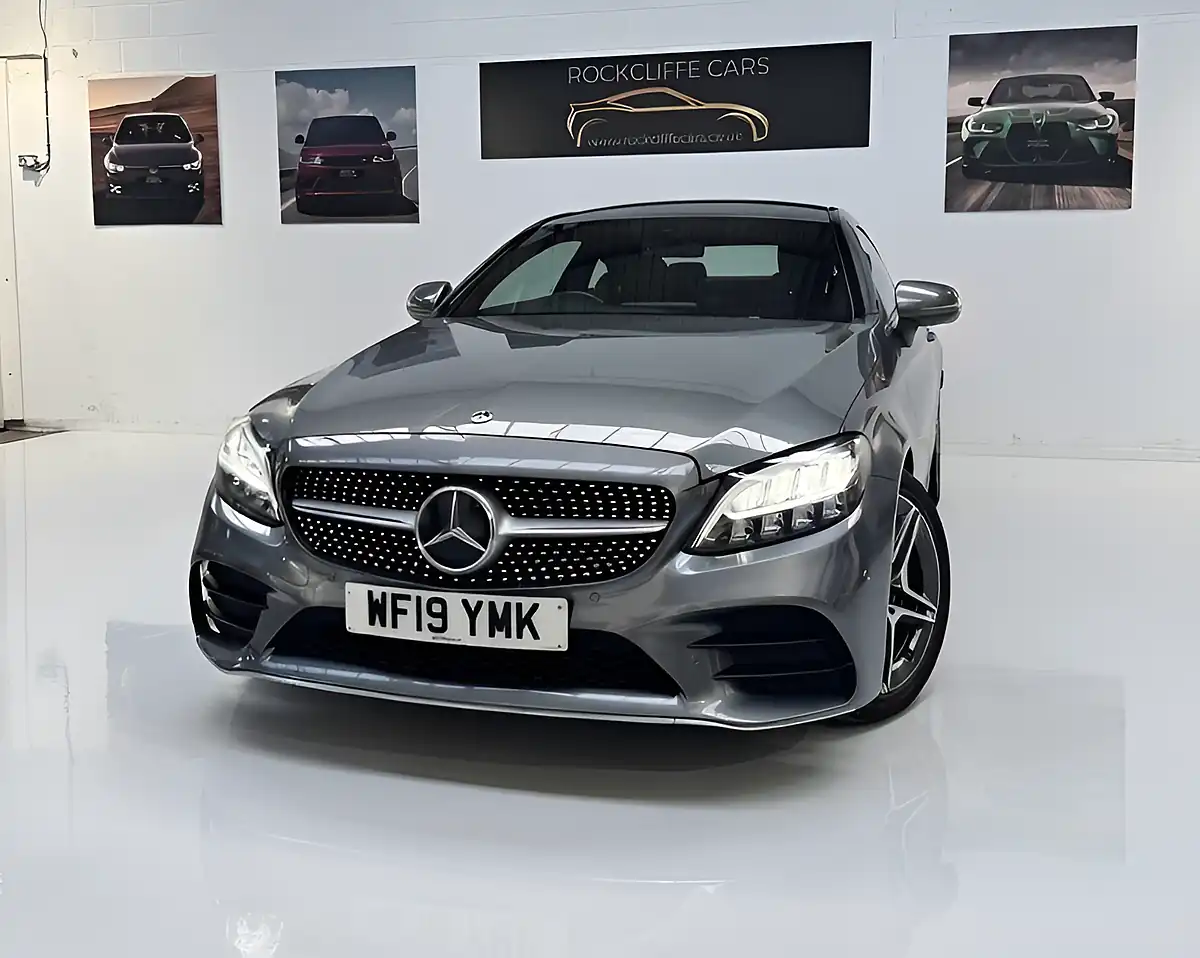 Used 2019 Mercedes-Benz C-Class AMG Line Grey - Interior and Exterior details 18