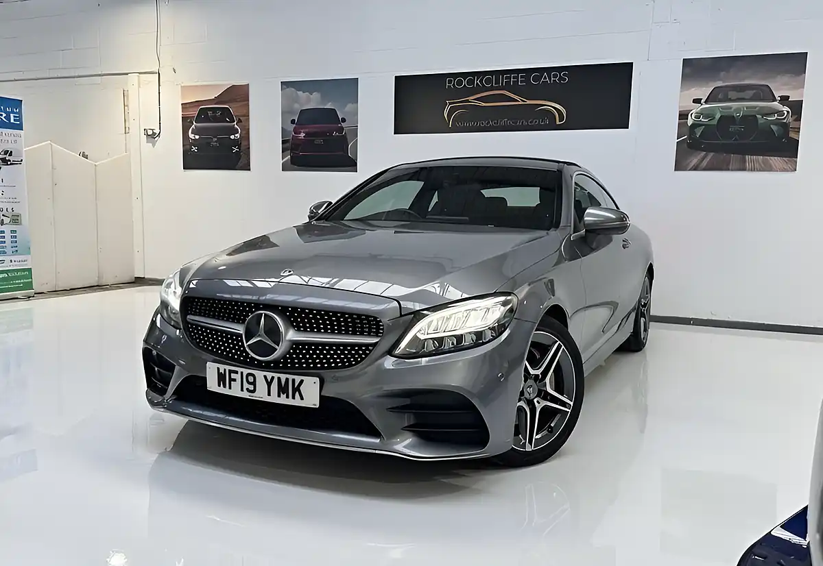 Used 2019 Mercedes-Benz C-Class AMG Line Grey - Interior and Exterior details 19