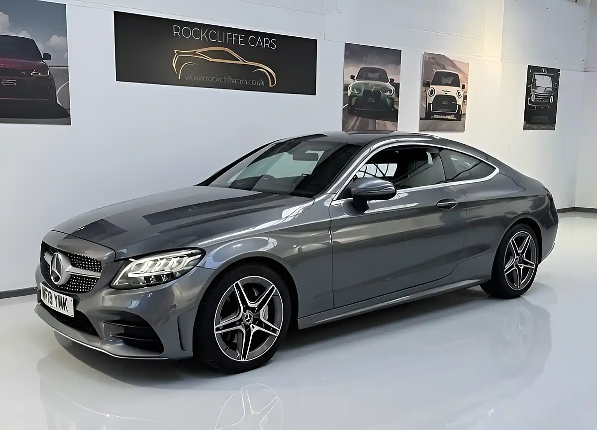 Used 2019 Mercedes-Benz C-Class AMG Line Grey - Interior and Exterior details 20