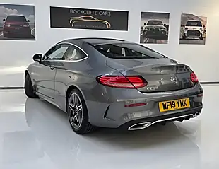 Used 2019 Mercedes-Benz C-Class AMG Line Grey - Interior and Exterior details 4