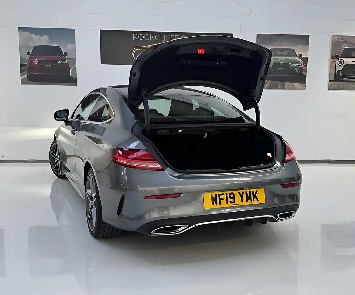 Used 2019 Mercedes-Benz C-Class AMG Line Grey - Interior and Exterior details 5