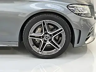 Used 2019 Mercedes-Benz C-Class AMG Line Grey - Interior and Exterior details 8