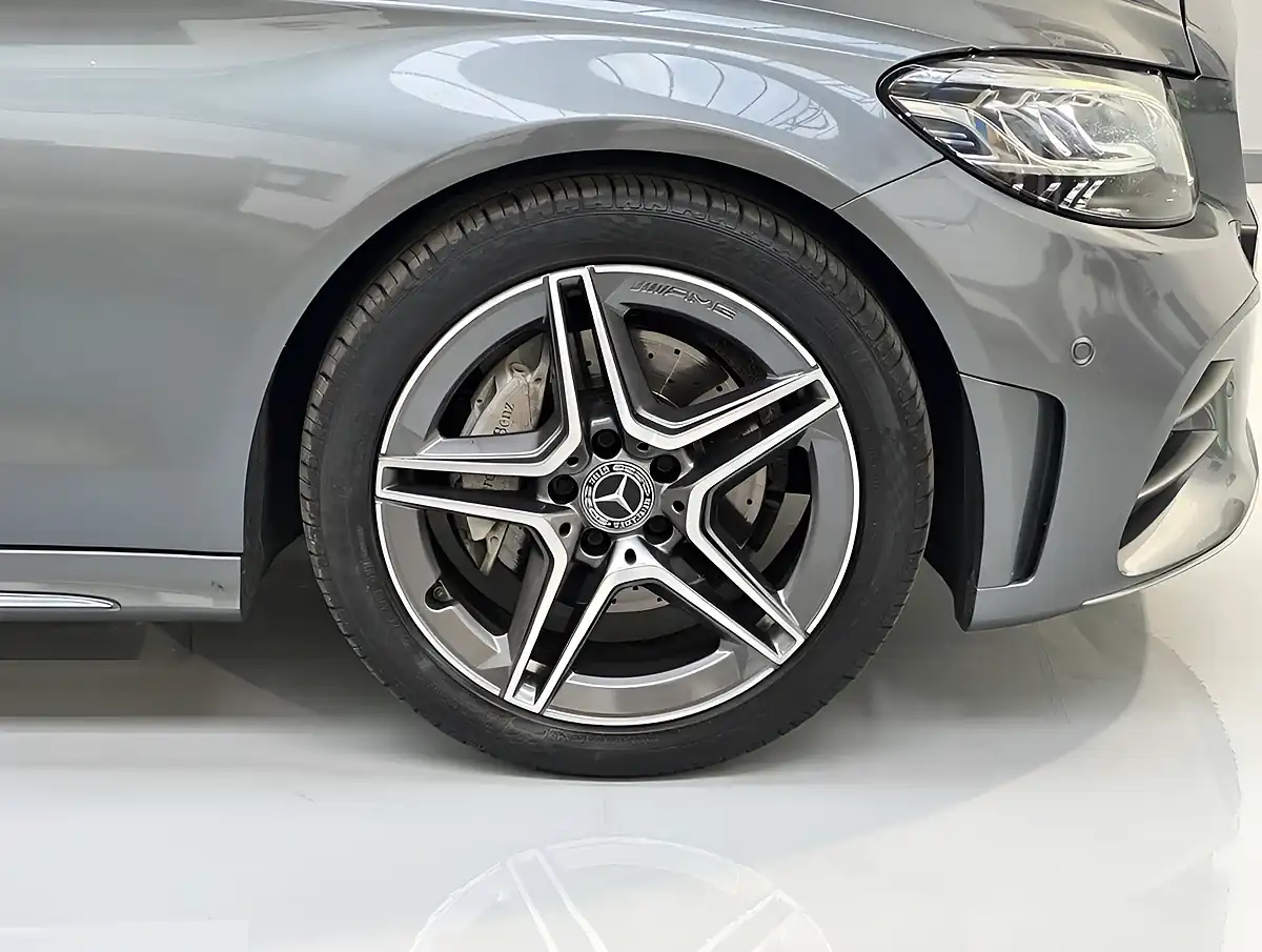 Used 2019 Mercedes-Benz C-Class AMG Line Grey - Interior and Exterior details 8