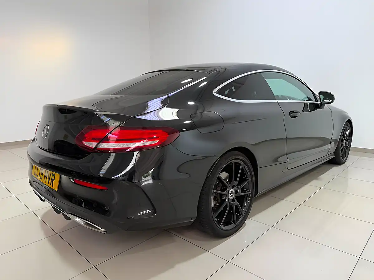 Used 2019 Mercedes-Benz C-Class AMG Line (premium) Black - Interior and Exterior details 8
