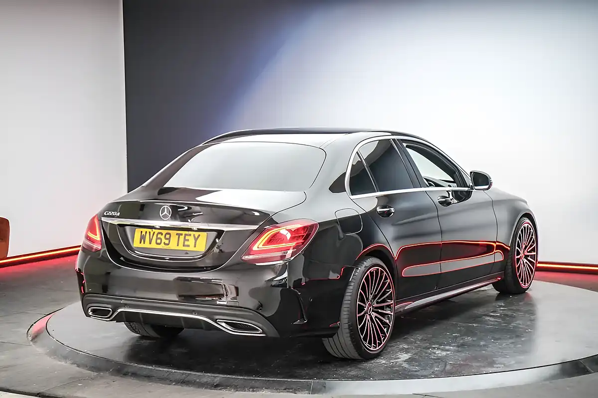 Used 2019 Mercedes-Benz C-Class AMG Line Premium Black - Interior and Exterior details 14