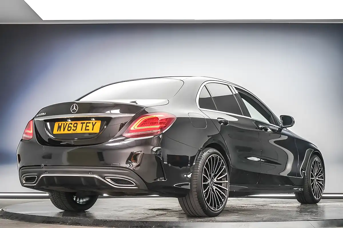 Used 2019 Mercedes-Benz C-Class AMG Line Premium Black - Interior and Exterior details 3