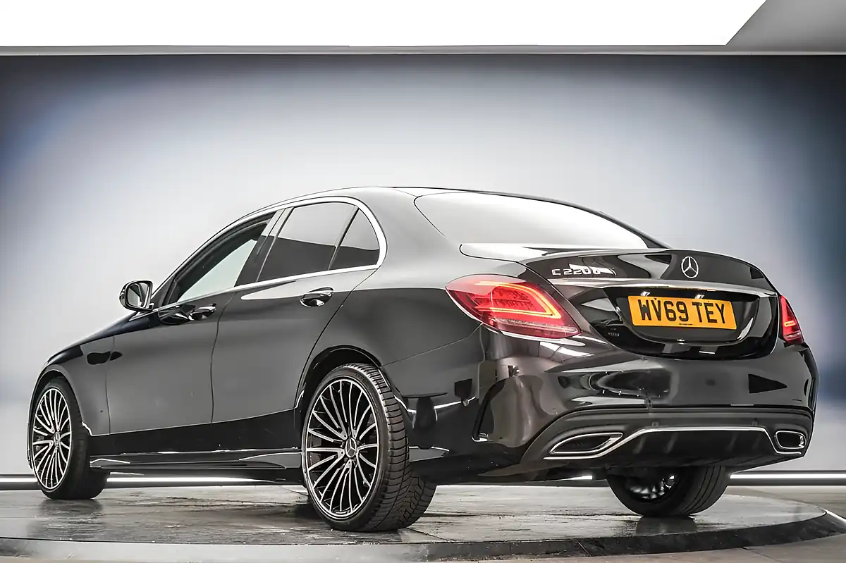 Used 2019 Mercedes-Benz C-Class AMG Line Premium Black - Interior and Exterior details 7