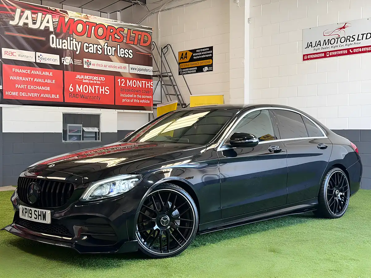 Used 2019 Mercedes-Benz C Class AMG Line (premium) Black - Interior and Exterior details 14