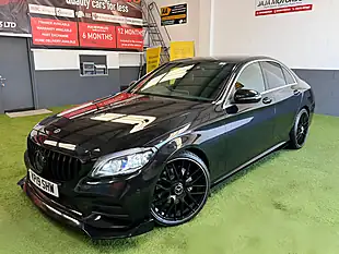 Used 2019 Mercedes-Benz C Class AMG Line (premium) Black - Interior and Exterior details 3