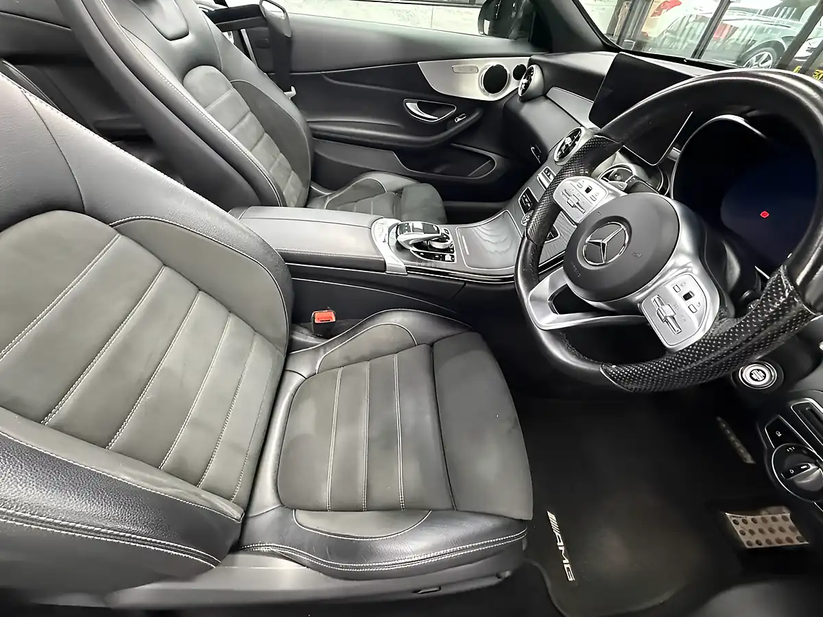 Used 2019 Mercedes-Benz C Class AMG Line Premium Black - Interior and Exterior details 12