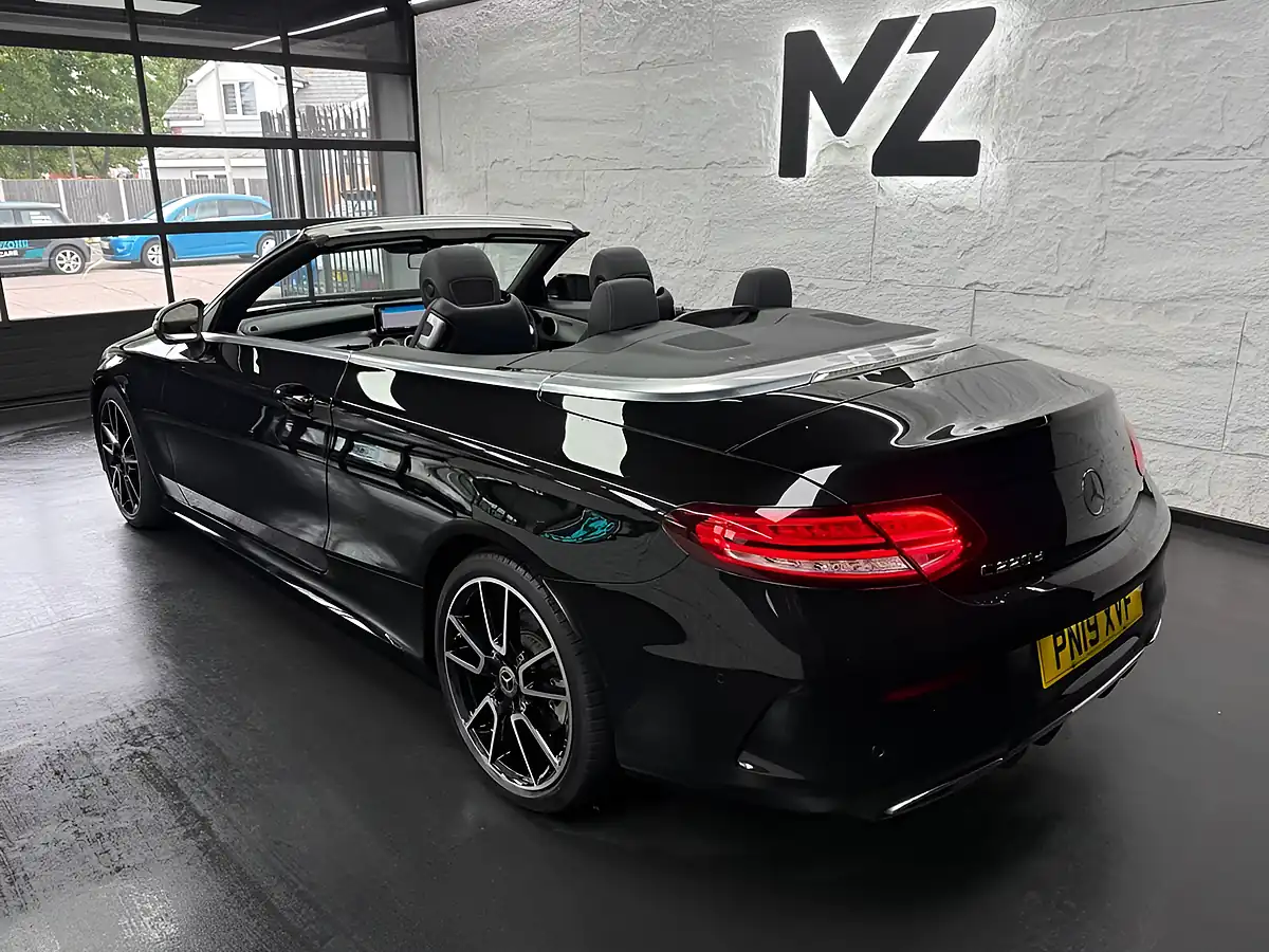 Used 2019 Mercedes-Benz C Class AMG Line Premium Black - Interior and Exterior details 15
