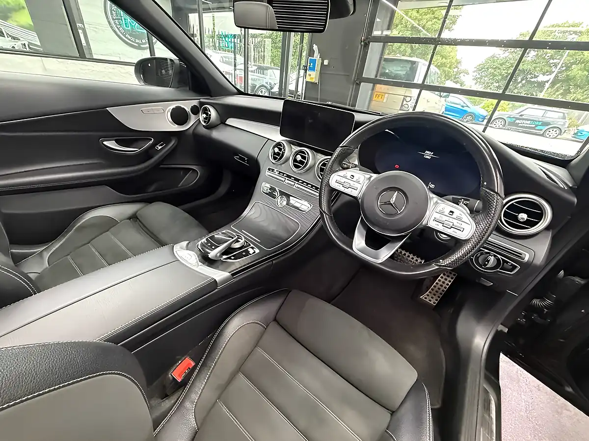 Used 2019 Mercedes-Benz C Class AMG Line Premium Black - Interior and Exterior details 3