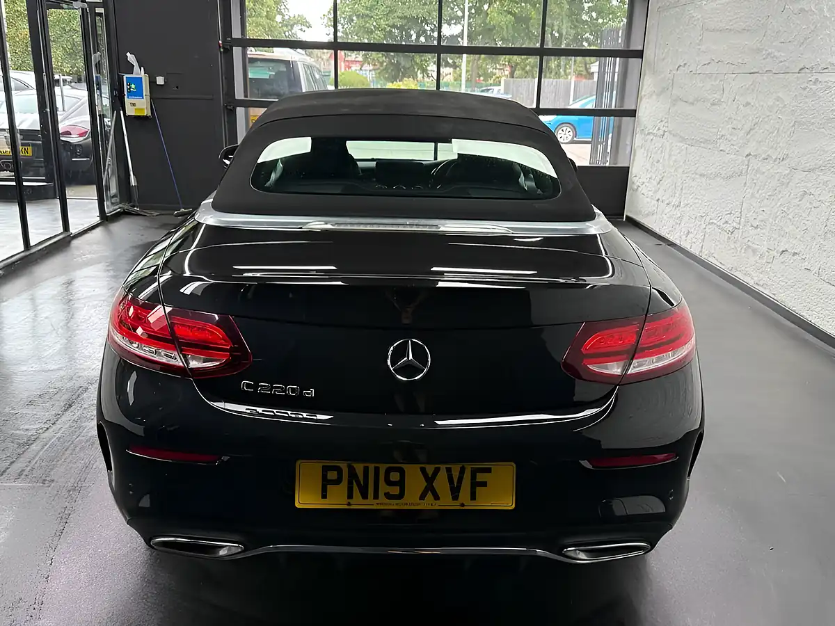 Used 2019 Mercedes-Benz C Class AMG Line Premium Black - Interior and Exterior details 4