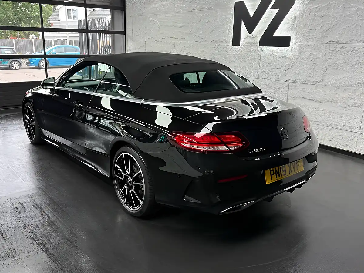 Used 2019 Mercedes-Benz C Class AMG Line Premium Black - Interior and Exterior details 5