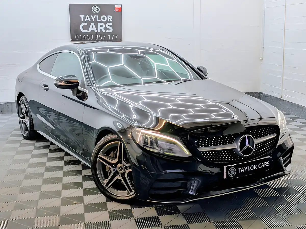 Used 2019 Mercedes-Benz C Class AMG Line (premium) Black - Interior and Exterior details 3