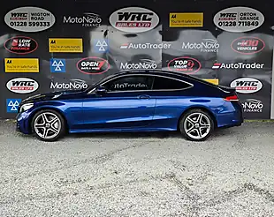 Used 2019 Mercedes-Benz C-Class AMG Line (premium) Blue - Interior and Exterior details 2