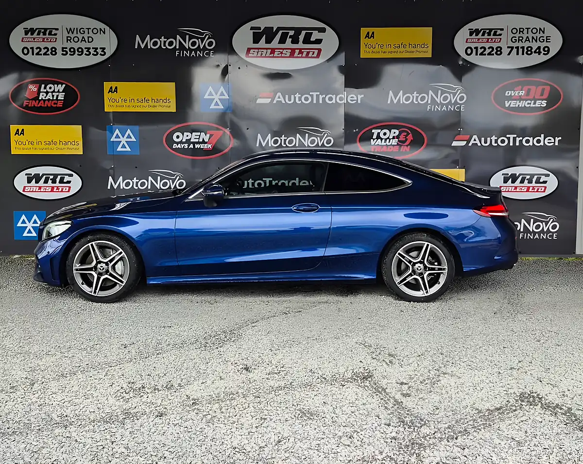 Used 2019 Mercedes-Benz C-Class AMG Line (premium) Blue - Interior and Exterior details 2