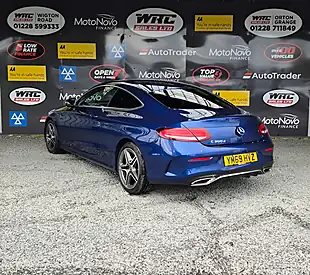 Used 2019 Mercedes-Benz C-Class AMG Line (premium) Blue - Interior and Exterior details 3