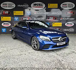 Used 2019 Mercedes-Benz C-Class AMG Line (premium) Blue - Interior and Exterior details 4