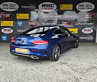 Used 2019 Mercedes-Benz C-Class AMG Line (premium) Blue - Interior and Exterior details 6