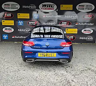 Used 2019 Mercedes-Benz C-Class AMG Line (premium) Blue - Interior and Exterior details 7