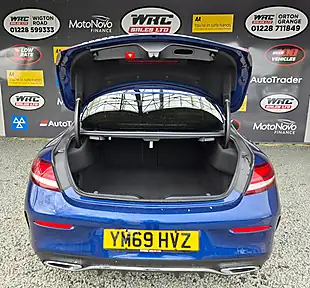 Used 2019 Mercedes-Benz C-Class AMG Line (premium) Blue - Interior and Exterior details 9