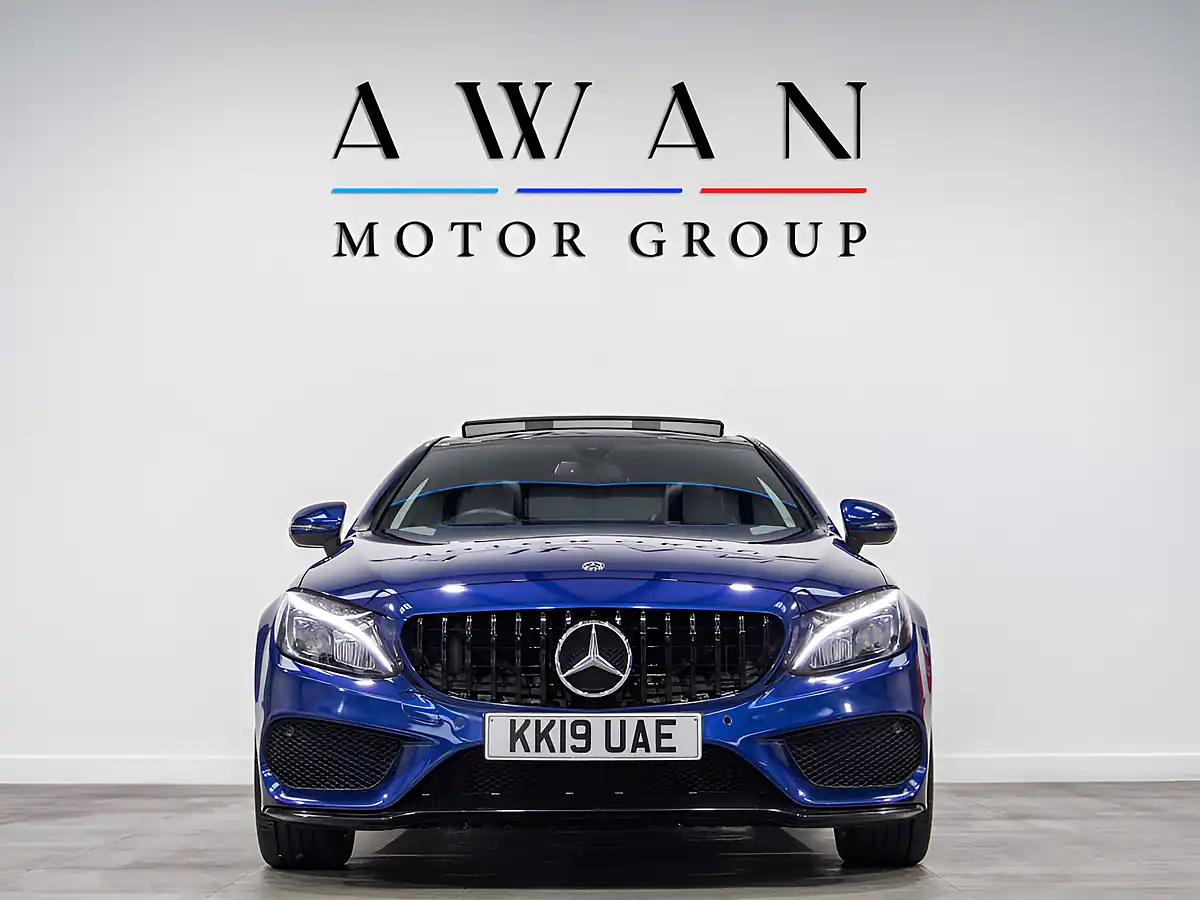 Used 2019 Mercedes-Benz C-Class AMG Line Premium Cavansite Blue - Interior and Exterior details 20