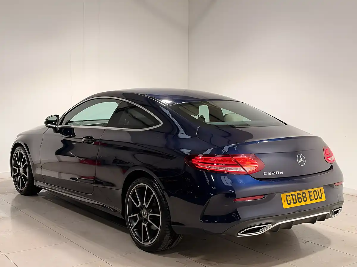 Used 2019 Mercedes-Benz C Class AMG Line (premium) Cavansite Blue - Interior and Exterior details 4