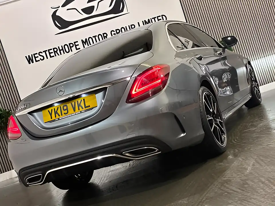 Used 2019 Mercedes-Benz C Class AMG Line (premium) Grey - Interior and Exterior details 12