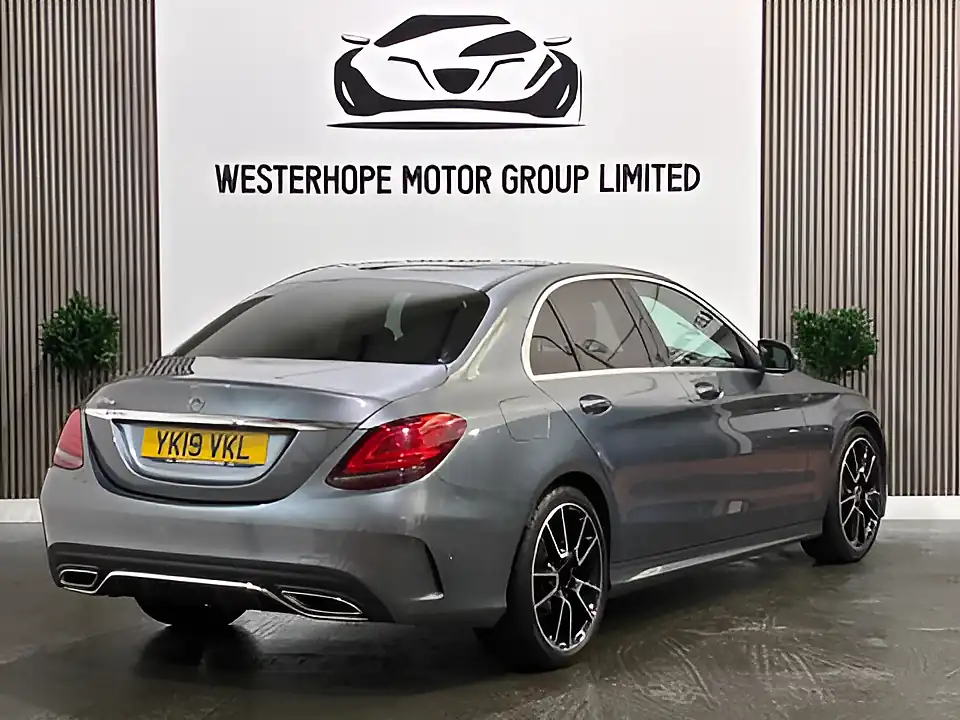 Used 2019 Mercedes-Benz C Class AMG Line (premium) Grey - Interior and Exterior details 4